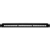 LINK Pannello Patch Vuoto 24 Porte, Nero