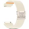 RUIMAYA Cinturino per Orologio in Nylon 18mm Compatibile con Garmin Venu 2S/3S/Vivoactive 4S/Vivomove 3S, Cinturino Elastico Intrecciato per Orologio per Forerunner 255S/265S, Luce Stellare
