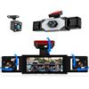 GOHHDL Dash Camera per Auto, Dashcam a 4 Canali Anteriore Posteriore Sinistra e Destra 1080P HD, Protezione a 360°, Registrazione Video di Sicurezza dell'auto, Visione Notturna, Registrazione in Loop