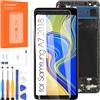 Arbilato Schermo LCD per Samsung Galaxy A7 2018 A750 Display Touch Assemblato Sostituzione A750F A750FN A750N A750G A750GN/DS (nero con telaio)