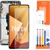AGCUT Display LCD per Redmi Note 13 5G Schermo LCD per Xiaomi Redmi Note 13 5G 2312DRAABG 6,67 Pollici Schermo Sostituzione Digitalizer Touchscreen Montaggio Completo con Kit Riparazione, Nero con