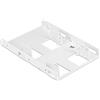 Corsair Doppio Staffa per il Montaggio SSD da 2,5 per Vano da 3,5 (Installazione semplice) Bianco
