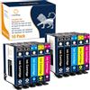 ColorKing Cartucce Compatibili con Epson XP 2200 con Expression Home XP-4200 XP-3200 XP-2205 XP-3205 XP-4205 Workforce WF-2930 WF-2910 WF-2935 WF-2950 (4 Nero, 2 Ciano, 2 Magenta, 2 Giallo)