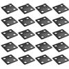 Bottone 20Pcs Staffa Ventilatore Collegamento Fibbia Titolare Fibbie Parallele per 12-14cm Scheda Grafica di Raffreddamento Telaio di Fissaggio Secchio di Raffreddamento