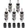 Vecys 5 Pezzi Connettore DIN Autoradio Maschio FM AM Antenna Universale per Auto Spina DIN Connettore in Rame per Cavo Coassiale di Estensione RG174