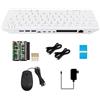 Waveshare Pi 500 Basic Kit, a Pi Designed Into a Keyboard, Support WiFi/BT, Dual-4K Outputs, with Raspberry Pi 500, GPIO Adapter Board, HDMI to Micro HDMI Cable, 27W Type-C Power Supply, etc