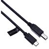 Keple Tipo C a USB B Cavo Compatibile con Brother Canon Dell Fujitsu IOGEAR Zebra con Mac Book Google Chromebook Pixel Yoga 900 Dell XPS ASUS ZenBook Type-C USB-C Scanner (3m)