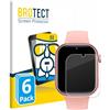 brotect Pellicola Protettiva Vetro per Naixues Kids Smartwatch GPS Protezione Schermo (6 Pezzi) [Durezza Estrema 9H, Chiaro]