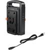 SMALLRIG Caricabatteria con Attacco a V a Doppio Canale, V-Lock per Batteria con Attacco a V, Adatto per SMALLRIG Batteria con Attacco a V VB50 / VB99 / VB99 Pro / VB155 / VB212-4578