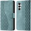 CaseGla Cover per Samsung Galaxy A05s custodia portafoglio Verde nebbia | Blocco RFID, 3 scomparti carte, 1 tasca banconote, Chiusura magnetica, Supporto, Pelle PU flip cover per Samsung A05s