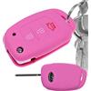 mt key Key Soft Case Cover copritestata per auto Cover protettiva in silicone rosa Hyundai i10 i20 Elantra i40 Sonata ix25 ix35 Tucson
