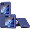 BAIDIYU Cover per Samsung Galaxy Z Flip 7 FE/Samsung Galaxy Z Flip 6, Protezione del Corpo Ultrasottile, Guscio Protettivo per PC Rigido Antigraffio.Blu Navy