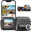 DDPAI Z90 Pro Dashcam 4K+2K, Dual STARVIS 2 (IMX678 & SC431AI), 64GB eMMC, Notte+Anti-sfarfallio, Autostrada 3K/60fps, GPS/ADAS, 5G WLAN, 4G LTE, Sorveglianza parcheggio 24h, IPS 3