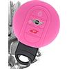 mt key KEYLESS Custodia in silicone per chiave auto rosa compatibile con MINI F56 F54 F55 F57 F60 Clubman Countryman