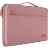 DOMISO Custodia PC Computer Portatile 14 Pollici,Borsa per MacBook Air 15 M4 M3 M2,MacBook Pro,14 Pollici Dell Acer Lenovo HP Asus Notebook,Porta Cover Laptop Case Sleeve,Con Manico Retrattile,Rosa
