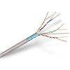 NANOCABLE 10.20.0902 - Cavo di Rete RJ45 Cat. 6 FTP AWG24 Rigido, Bobina 100 MTS, Grigio