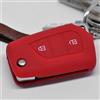 mt key Key Soft Case Cover protettiva per auto Toyota Aygo Citroen C1 Peugeot 108 / Colore: rosso