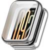 FTRONGRT Cover Compatibile con Xiaomi Smart Band 9 Pro, Placcatura TPU Morbido, All-Inclusive, Antigraffio Orologio Custodia Protettiva Compatibile con Xiaomi Smart Band 9 Pro. Argento