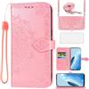 Asuwish Cover per OPPO Find X5 Lite/Reno 7 5G con Cordino e Pellicola Vetro Temperato Supporto Regolabile Pelle Portacarte Portafoglio Custodia per protettiva X 5 X5Lite/Reno7 CPH2371 Case Oro rosa