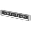 ComVome Supporto da parete soundbar per Sonos Playbar sotto o sopra il televisore - Robusta staffa di montaggio in metallo per Sonos Playbar supporto da parete salvaspazio