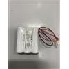 Generico Batteria ricaricabile Ni-Cd HT 3,6V 0,75Ah con cavi, PER LAMPADE Beghelli
