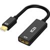 ICZI Adattatore da Mini DisplayPort a HDMI, cavo placcato oro da Mini DP a HDMI (Thunderbolt 2 a HDMI) per MacBook, Chromebook Pixel, Surface Pro, HDTV, monitor, proiettori e altro ancora
