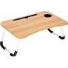 SPRINGOS Tavolino per laptop, supporto per notebook, tavolo da letto pieghevole