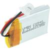 vhbw batteria sostituisce Plantronics 212367-01, 212367-01 (3 pin) per auricolari cuffie wireless (140mAh, 3,7V, Li-Poly)