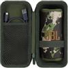 Lebakort Duro Viaggio Caso Custodia per JBL Grip Altoparlante Portatile (Esercito verde)