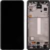 SwarKing LCD compatibile con Sam A52S LCD Display Touch Screen Digitizer (nero con cornice di ricambio con attrezzi gratuiti-6.58