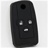 mt key Key Soft Case Cover protettiva Chiave per auto Honda Accord Jazz Civic Chiave pieghevole CR-V Telecomando/Colore: Nero