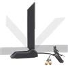 Genérico Antenna WiFi per PC - Antenna Tri-Banda WiFi per computer | Router di rete wireless con base magnetica e cavo di prolunga da 119 cm