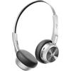 iKF Cuffie wireless retro iKF R1,design vintage sovraurale,60 ore di riproduzione,microfono integrato,driver dinamico da 30 mm,leggero,connessione doppia per dispositivi iOS/Android(Nero)