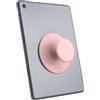 ENCASED Impugnatura pieghevole per Kindle, iPad e tablet - Supporto dito in silicone confortevole per eReader, maniglia adesiva richiudibile compatibile con cover (rosa)