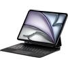 Seagtigau AZERTY-Layout Magic Keyboard Case per iPad Air da 13 e iPad Pro da 12,9, trackpad, 7 colori, ultra sottile (nero, Fr-AZERTY, iPad Air13 (M3/M2) / Pro12,9 (3, 4, 5, 6° gen)
