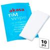 Akasa Tim Wipes | Rimozione di Pasta Termica | Solvente a Base di agrumi | 180 x 175 mm | 10 Pezzi | Tech for Techs Consigliata | Ideale per CPU, GPU, Dissipatore di Calore e Chipset | AK-TCW-02