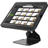 Beelta Supporto per tablet POS da scrivania, in metallo pesante, con chiusura a scatto, girevole - compatibile con iPad 10 pollici, Pro 11 1 2 3 4, Air 4 5, Air 11, iPad 11 (A16) - BSC401BA
