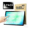 KATUMO 2 Pezzi Protettore Schermo Vetro Temperato per Samsung Galaxy Tab A11 Plus 2025（SM-X230/X235）/A9 Plus （SM-X210/X216）, Senza Bolle, Ultra Trasparente HD, Anti-Sgraffi