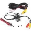 JAMHER 12V Telecamera Retromarcia, Retrocamera Auto 170° Grandangolare Visioni 12 LED visione notturna IP68 Impermeabile, per Camper Camion Autobus SUV