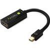 Techly 364170 Adattatore Mini DisplayPort (Thunderbolt) 1.4 / HDMI 8K Attivo Nero Nero