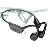 Relxhome Cuffie a Conduzione Ossea, Cuffie per Nuoto, Memoria MP3 da 32GB, Cuffie Open-Ear Bluetooth 5.4, Impermeabilità IPX8, 10 Ore di Autonomia, Per Nuoto e Corsa