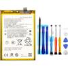 Vvuilsty QF50 Batteria di ricambio per Moto G34 5G/G04/G24 XT2423-3, ricaricabile 0 Cycle, compatibile con Moto G34 5G/G04/G24 XT2423-3 con kit di riparazione