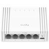 Cudy HS105U Switch Ethernet 2.5G a 5 Porte Easy Managed, Switch di Rete Ultra Veloce 2,5 Gbps con Alimentazione USB-C, Montaggio da Tavolo/Parete, Plug and Play, Scocca in Plastica