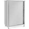 Royal Catering Armadio per stoviglie in acciaio inox, 120 x 70 x 180 cm, 3 cassetti, montaggio facile, gambe regolabili in altezza