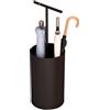 Portaombrelli Portaombrelli Compatto Per Uso Domestico, Portaombrelli Moderno E Semplice, Secchio Portaombrelli Con Manico, Portaombrelli Da Interno, Con Vassoio Per L'acqua (Color : Black color, S
