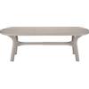 Grandsoleil Green Boheme Pagoda Greenpol Tavolo Ovale con Allungamento, 180/230 x 90 cm, Juta, Polimerico, Marrone, 230 x 90 x 30 cm