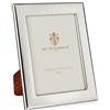 SEC OF FLORENCE 7242/10x15 Cornice Portafoto in Argento Massiccio 925 con Retro in Legno Mogano
