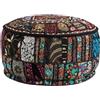Arprani pouf pouf copertura decorativo patchwork confortevole pouf etnico cuscino in cotone bean bag disegni pavimento ricamato pouf copertura