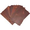 HAPPER STUDIO Pelle bovina 1,7 mm di spessore Pull-Up Crazy Horse - Fogli in vera pelle per fai da te (10, Whiskey Brown 1,7 mm, A6 (105 x 148 mm)