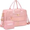 EIMMBD Grande borsone da viaggio da donna, borsa da viaggio per la notte, borsa da viaggio con borsa da toilette borse da viaggio per donne con scomparto per scarpe per palestra, viaggi di lavoro, sport